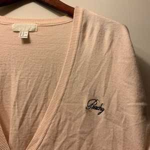 Peachy cardigan 🍑